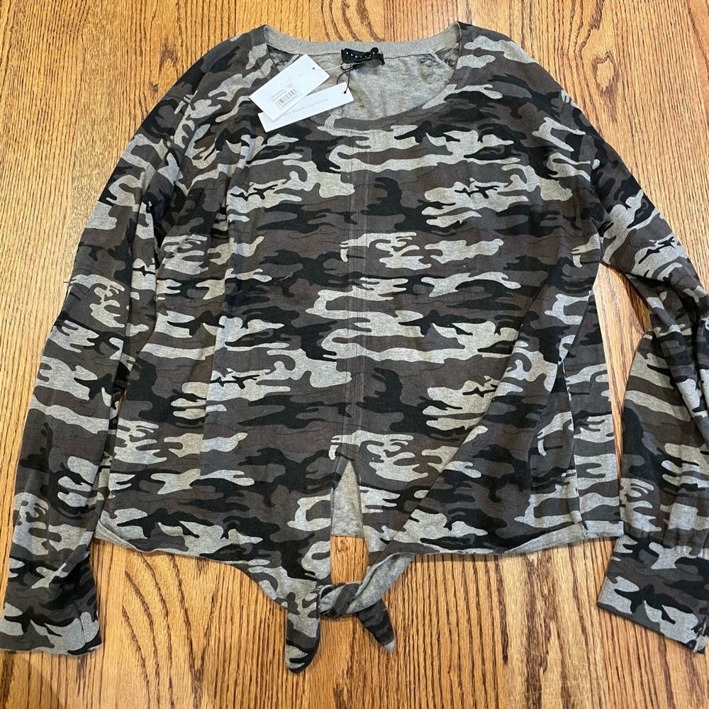 Sanctuary camo long sleeve sweater